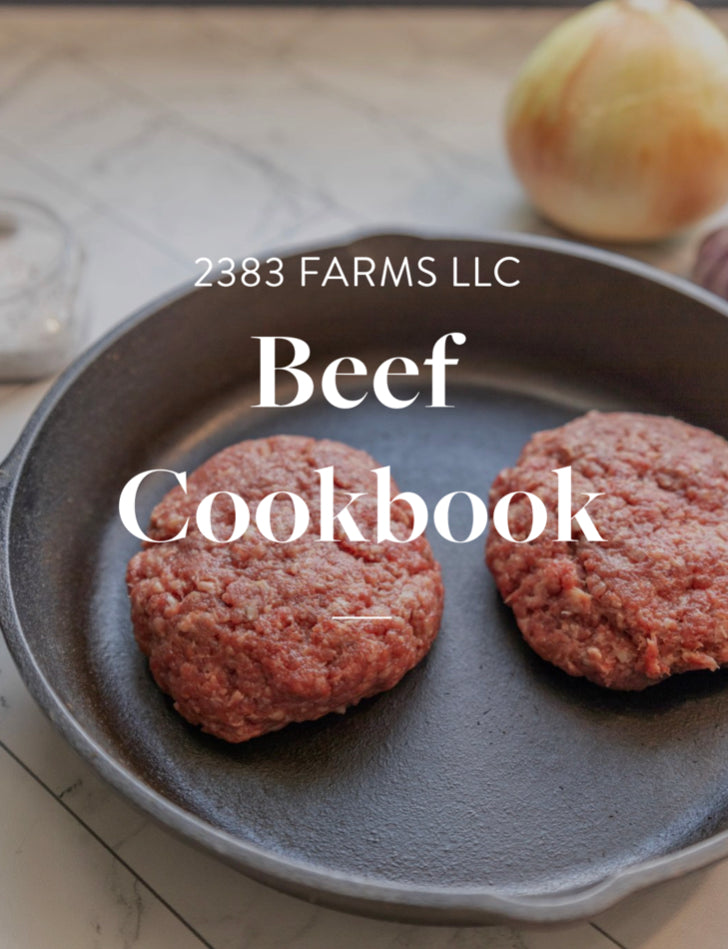 2383 Farms LLC Cookbook + 5.2 oz Triple J's Seasoning